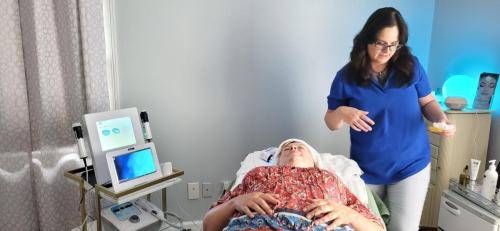 BTS -Senya doing skin_analysis